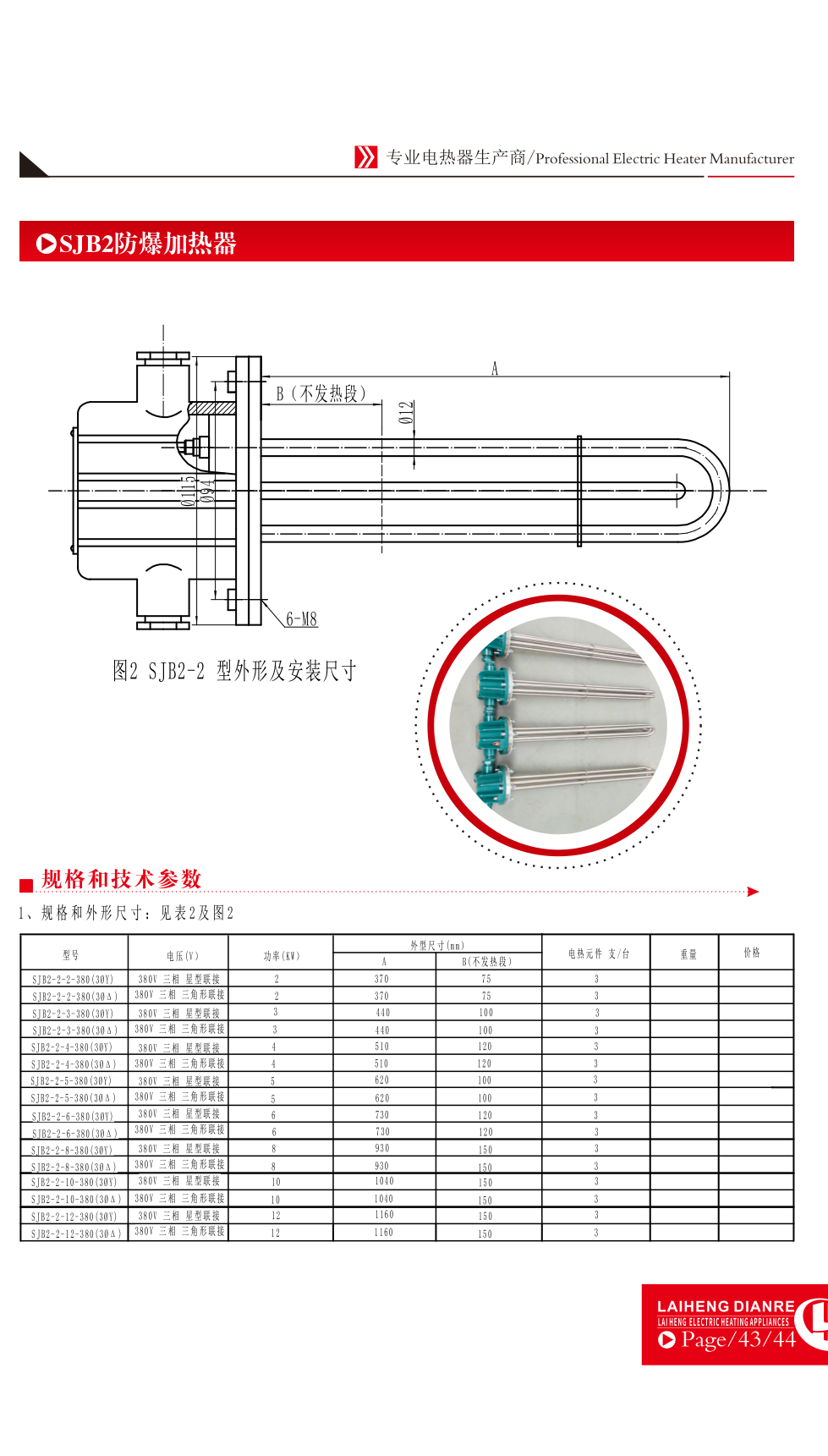 SJB2-2防爆加热器(图4)